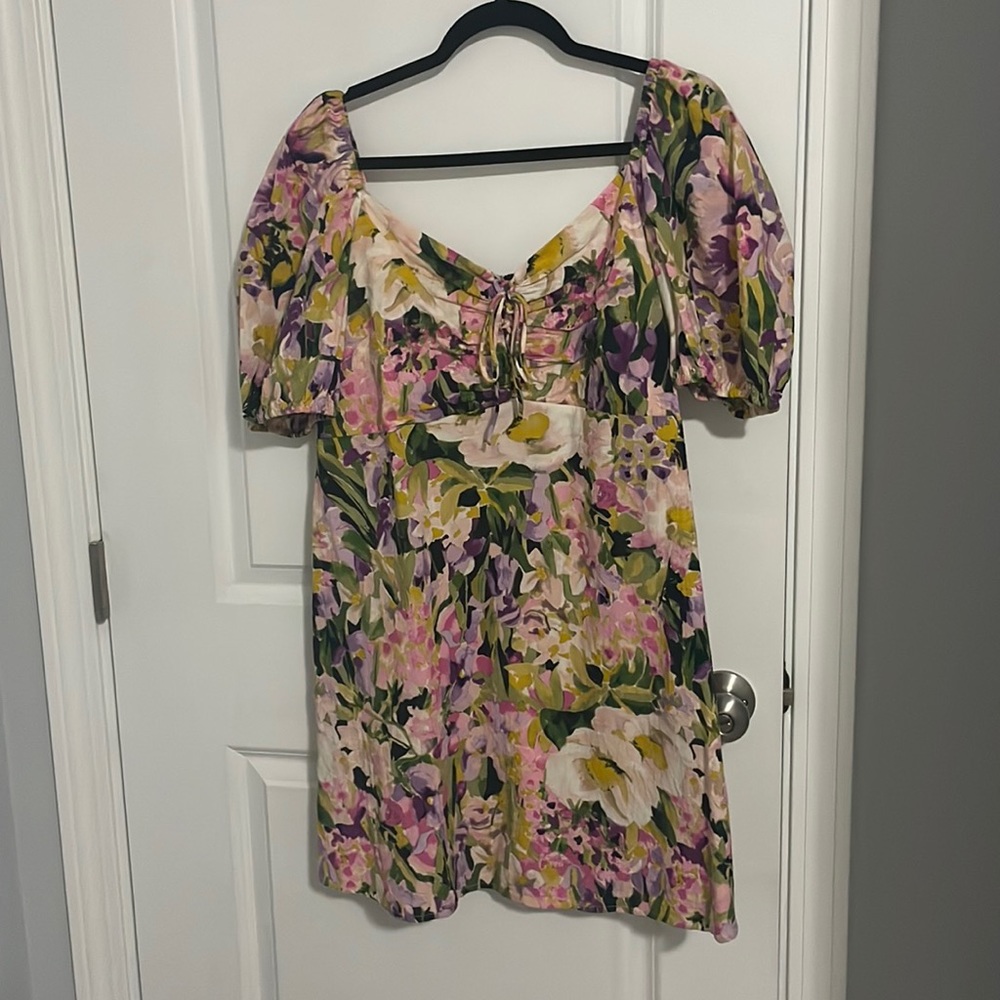Floral mini dress
